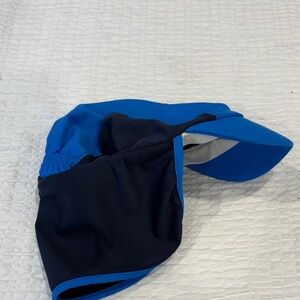 Koala Kids Blue and Black Sun Hat